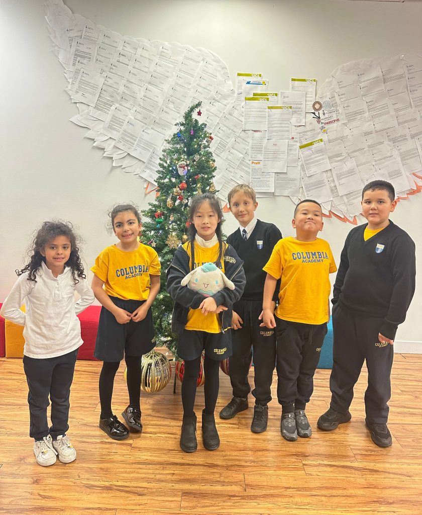 Elementary students from Columbia Academy Elementary